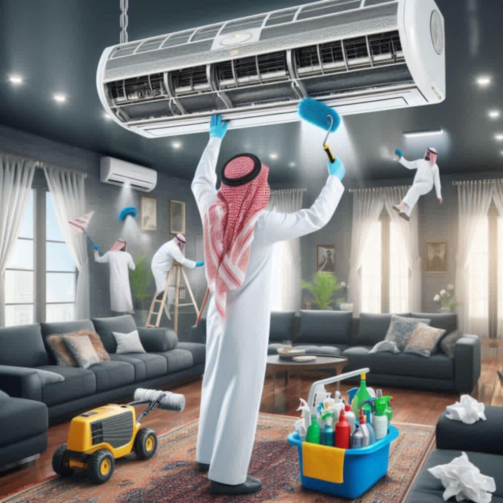 تنظيف مكيفات بالخرج